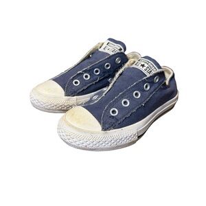 💙✨ Converse Chuck Taylor All Star Navy Slip-On Sneakers Youth 12 ✨💙